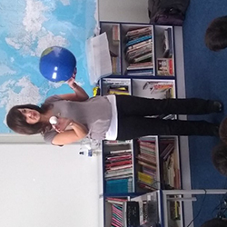 filmstrip image of space and earth | little wows