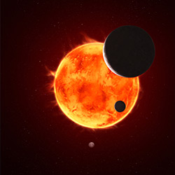 filmstrip image of space and earth | little wows